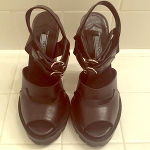 Amazing Prada lug sole platforms!!
